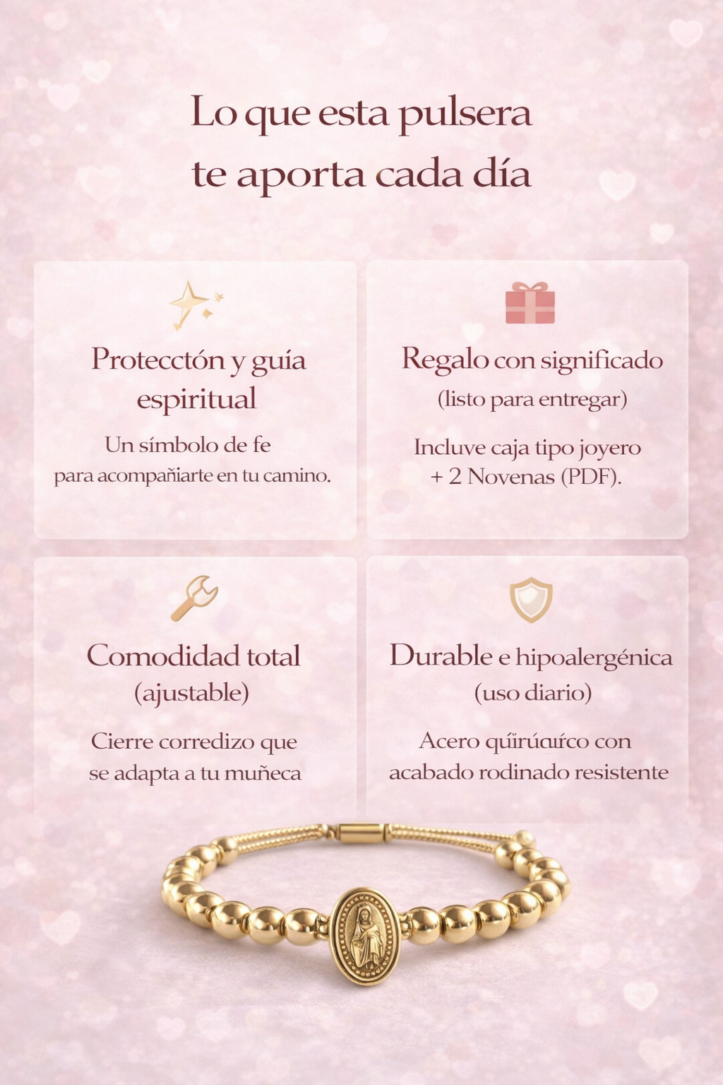 ✨NUEVA PULSERA PROMESA DE AMOR Y PROTECCIÓN DE LA VIRGEN DEL CARMEN· - Patmia