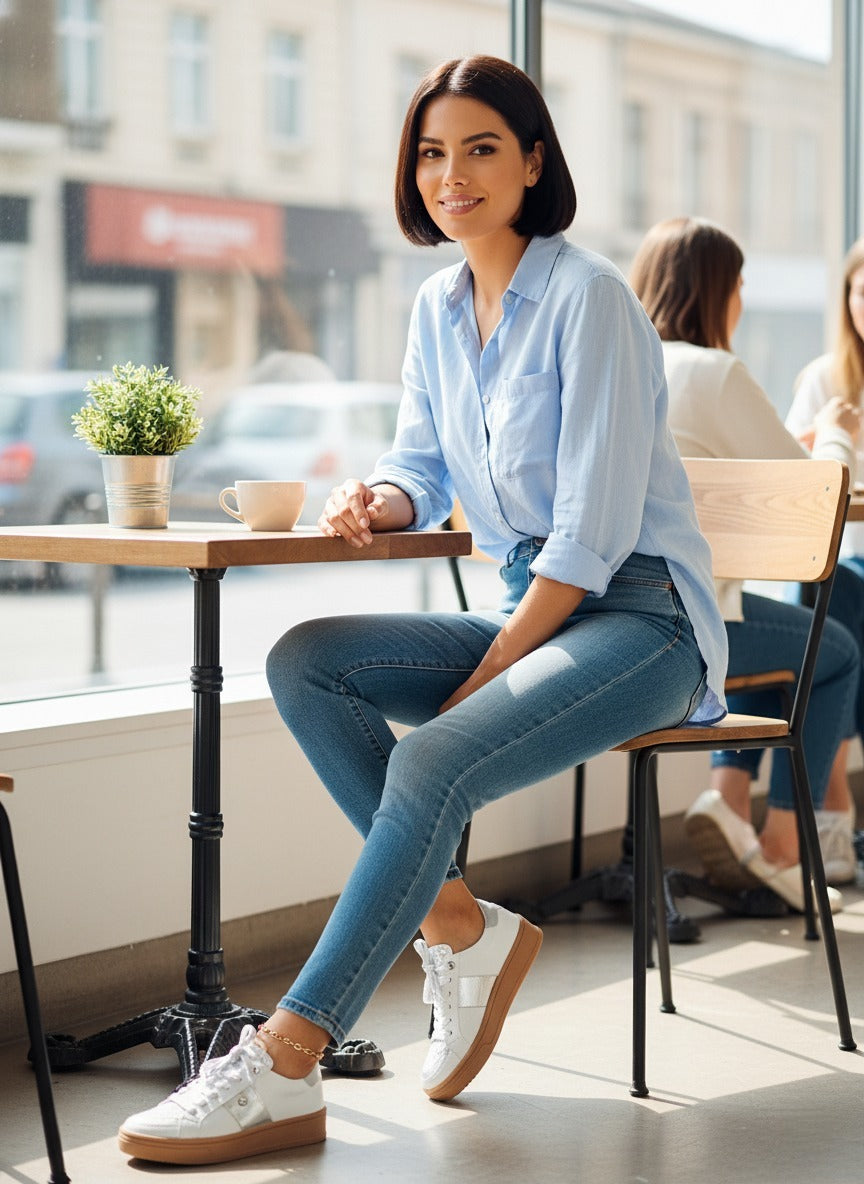 ASIA Zapato de Cuero Chic