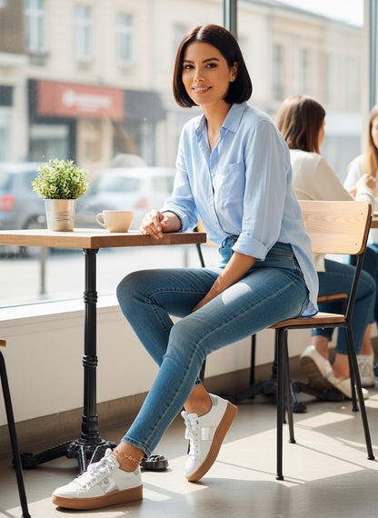 ASIA Zapato de Cuero Chic