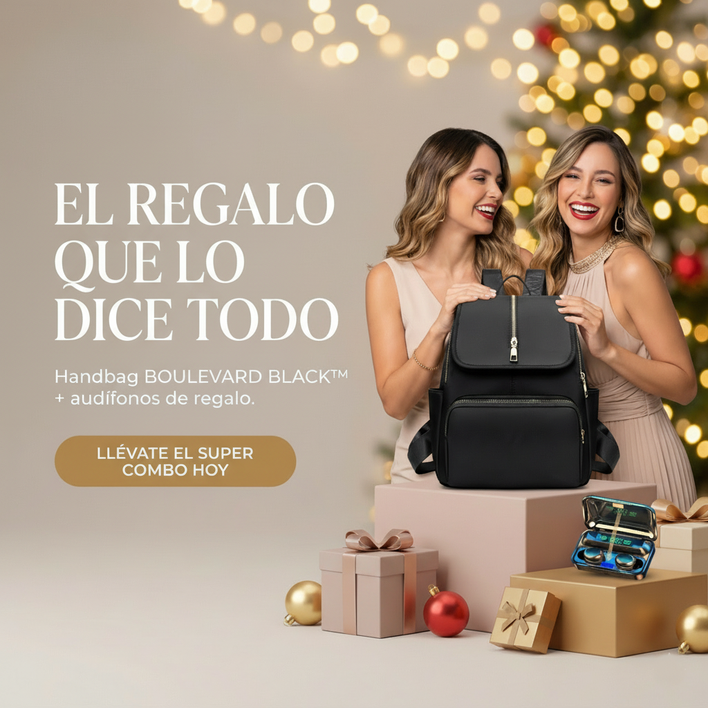 ✨NUEVO BOULEVARD BLACK™ Backpack + AUDIFONOS🔥 de obsequio SUPER COMBO - Patmia