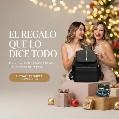 ✨NUEVO BOULEVARD BLACK™ Backpack + AUDIFONOS🔥 de obsequio SUPER COMBO - Patmia