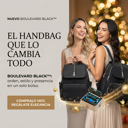 ✨NUEVO BOULEVARD BLACK™ Backpack + AUDIFONOS🔥 de obsequio SUPER COMBO - Patmia