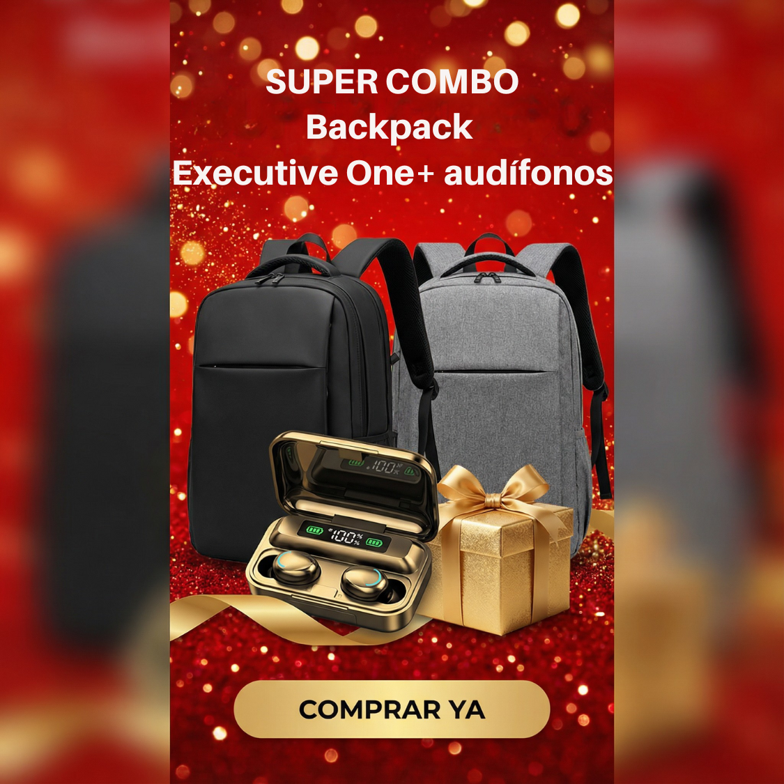✨NUEVO EXECUTIVE ONE™ Backpack + AUDIFONOS🔥 de obsequio SUPER COMBO - Patmia