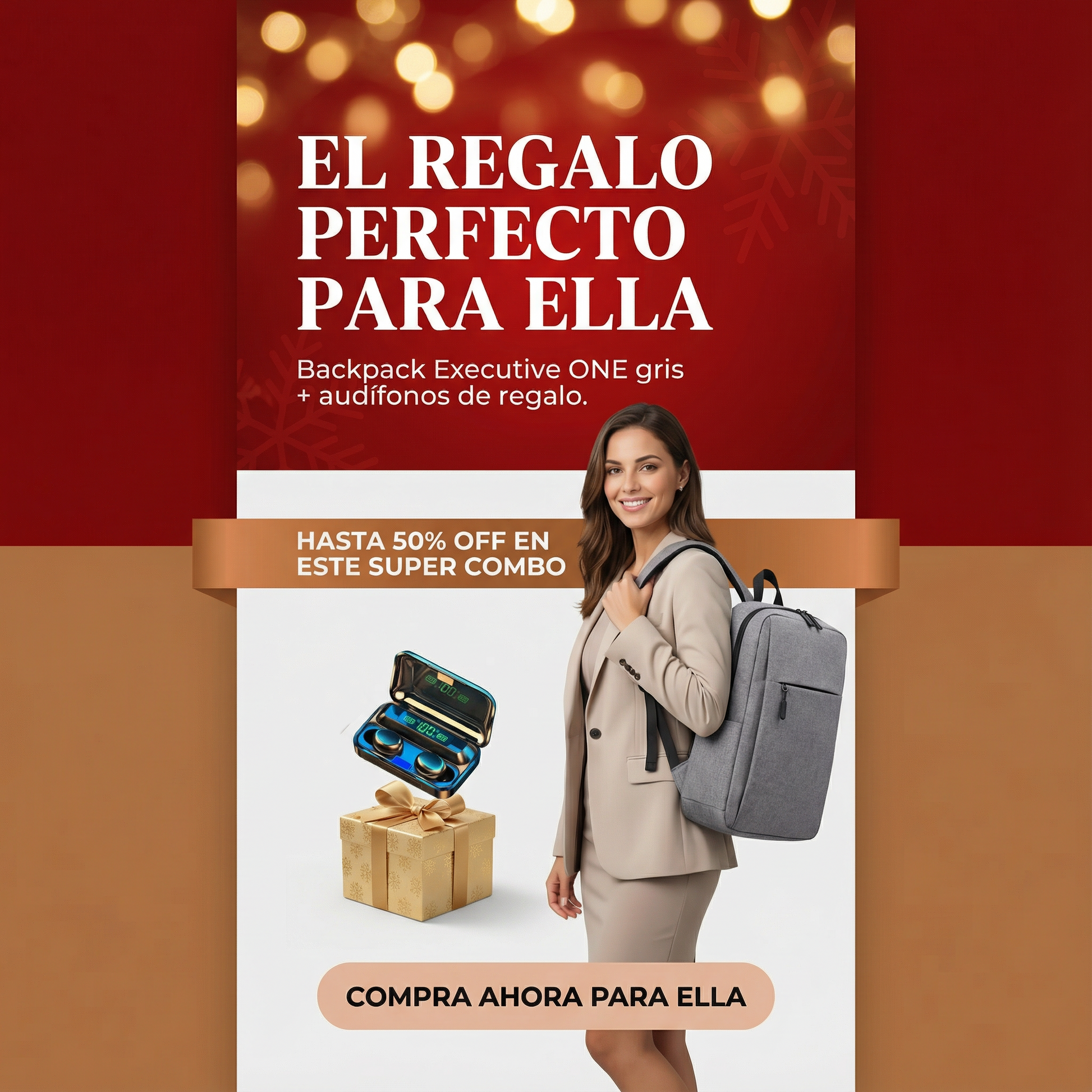 ✨NUEVO EXECUTIVE ONE™ Backpack + AUDIFONOS🔥 de obsequio SUPER COMBO - Patmia