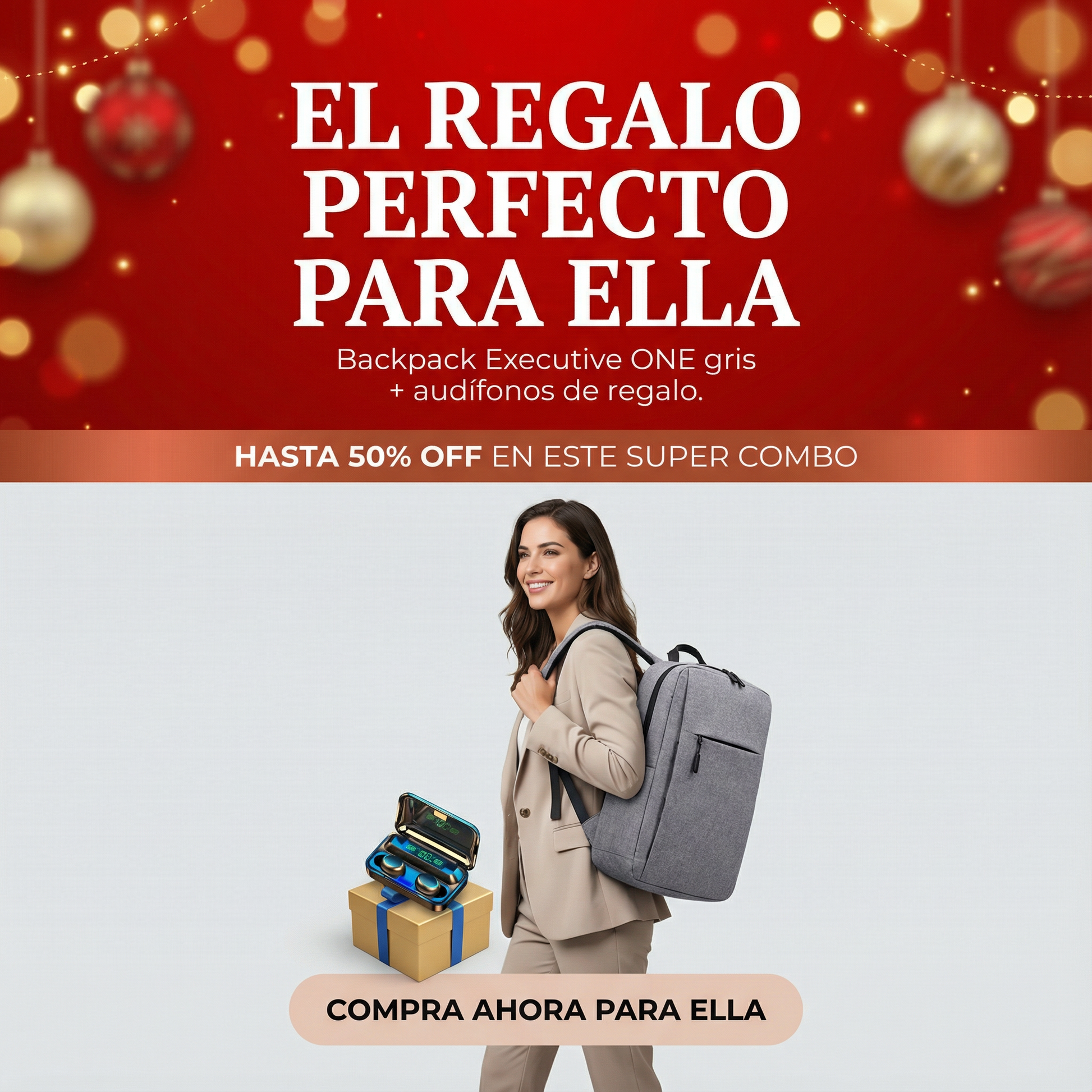 ✨NUEVO EXECUTIVE ONE™ Backpack + AUDIFONOS🔥 de obsequio SUPER COMBO - Patmia
