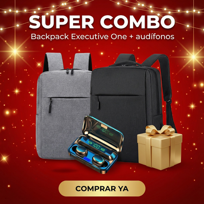 ✨NUEVO EXECUTIVE ONE™ Backpack + AUDIFONOS🔥 de obsequio SUPER COMBO - Patmia