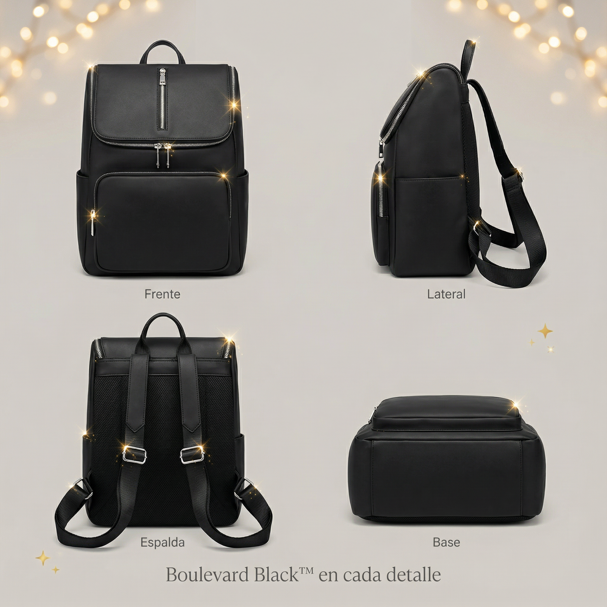 ✨NUEVO BOULEVARD BLACK™ Backpack + AUDIFONOS🔥 de obsequio SUPER COMBO - Patmia