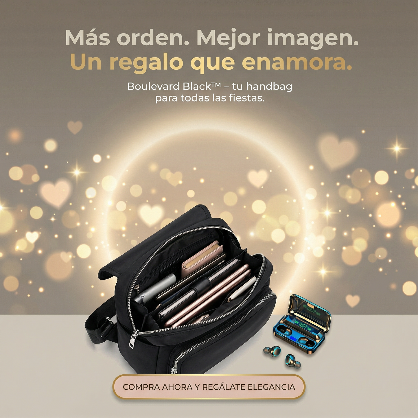 ✨NUEVO BOULEVARD BLACK™ Backpack + AUDIFONOS🔥 de obsequio SUPER COMBO - Patmia