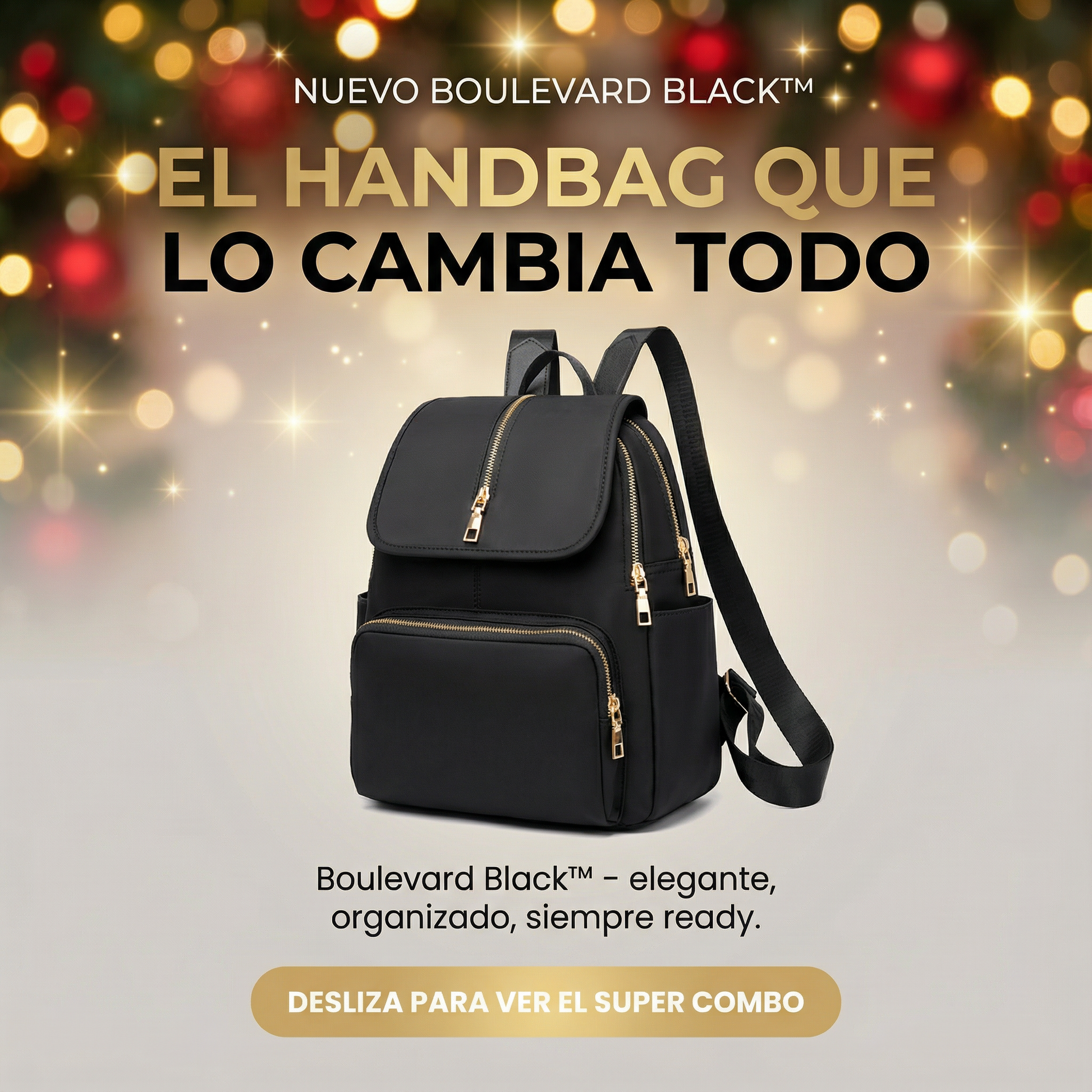 ✨NUEVO BOULEVARD BLACK™ Backpack + AUDIFONOS🔥 de obsequio SUPER COMBO - Patmia