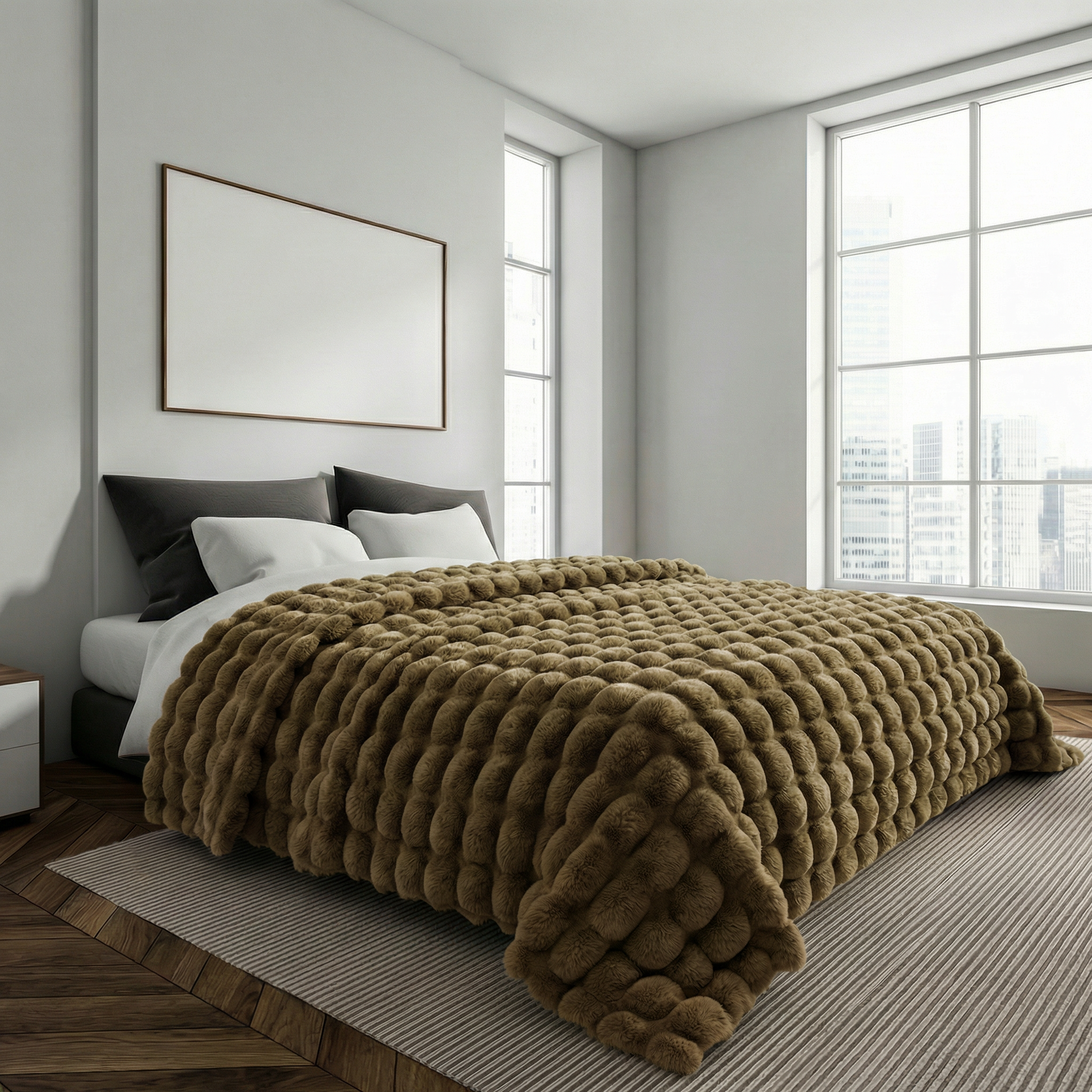 ✨NUEVA MANTA ULTRA SOFT NUBE DE ALGODON 3D - Patmia