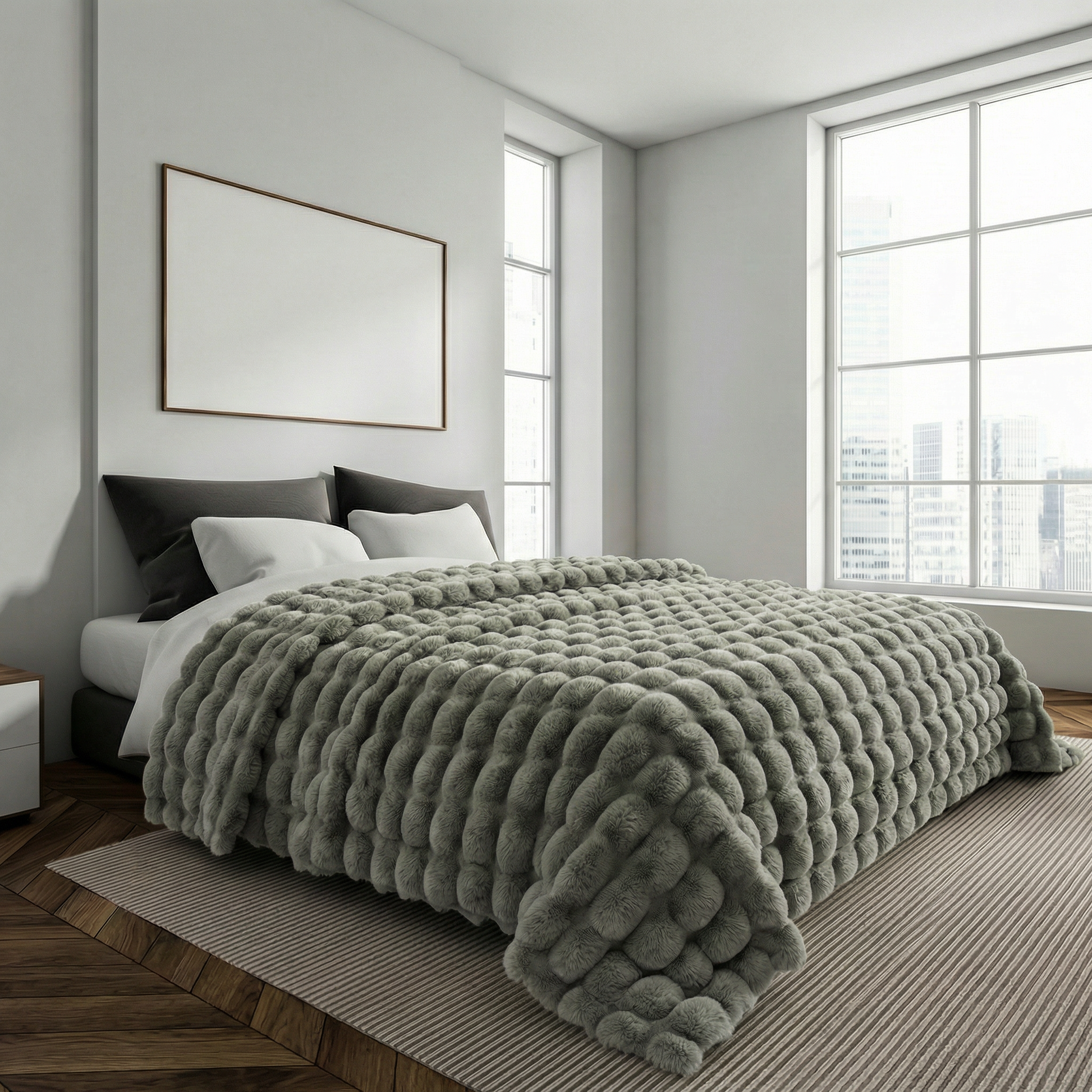 ✨NUEVA MANTA ULTRA SOFT NUBE DE ALGODON 3D - Patmia