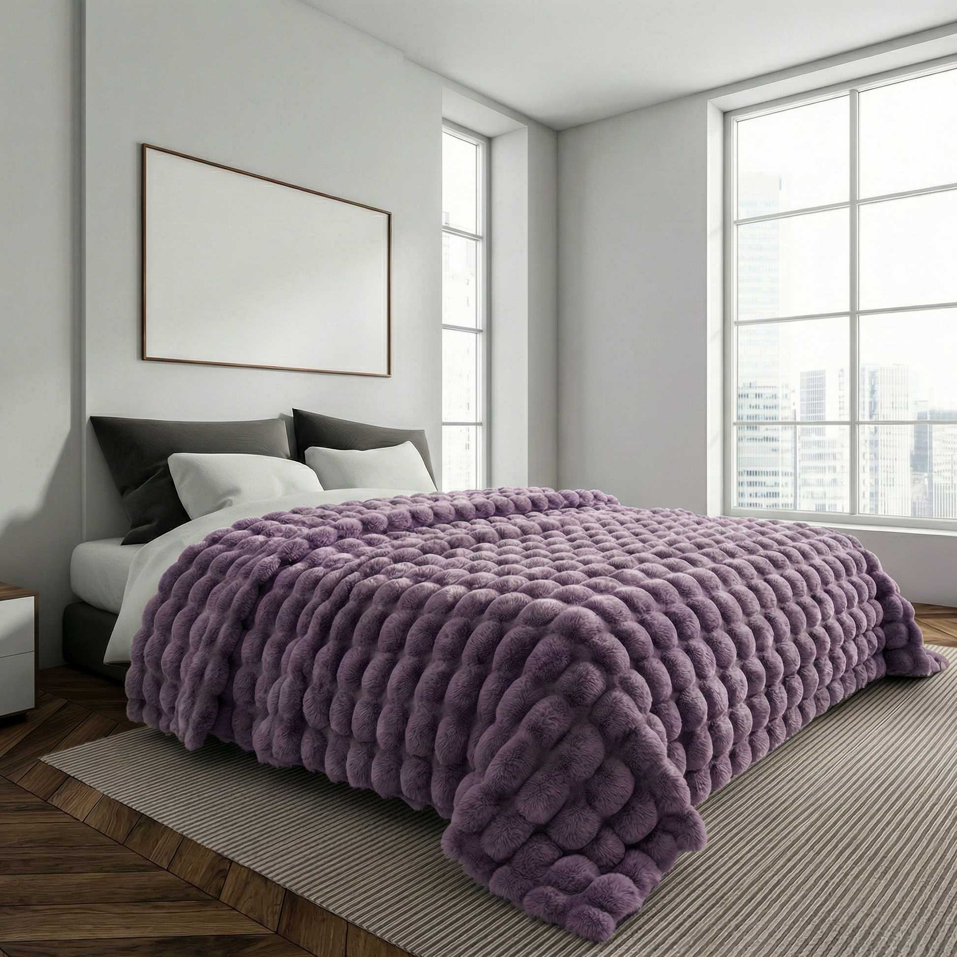 ✨NUEVA MANTA ULTRA SOFT NUBE DE ALGODON 3D - Patmia