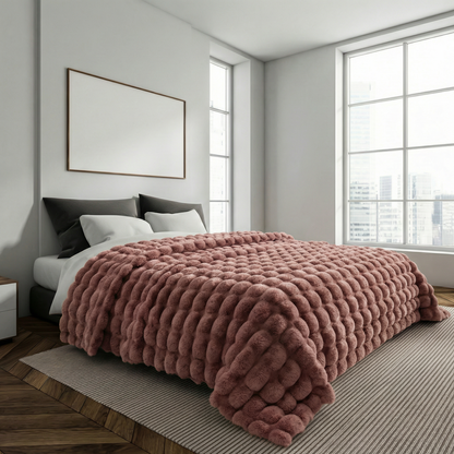 ✨NUEVA MANTA ULTRA SOFT NUBE DE ALGODON 3D - Patmia