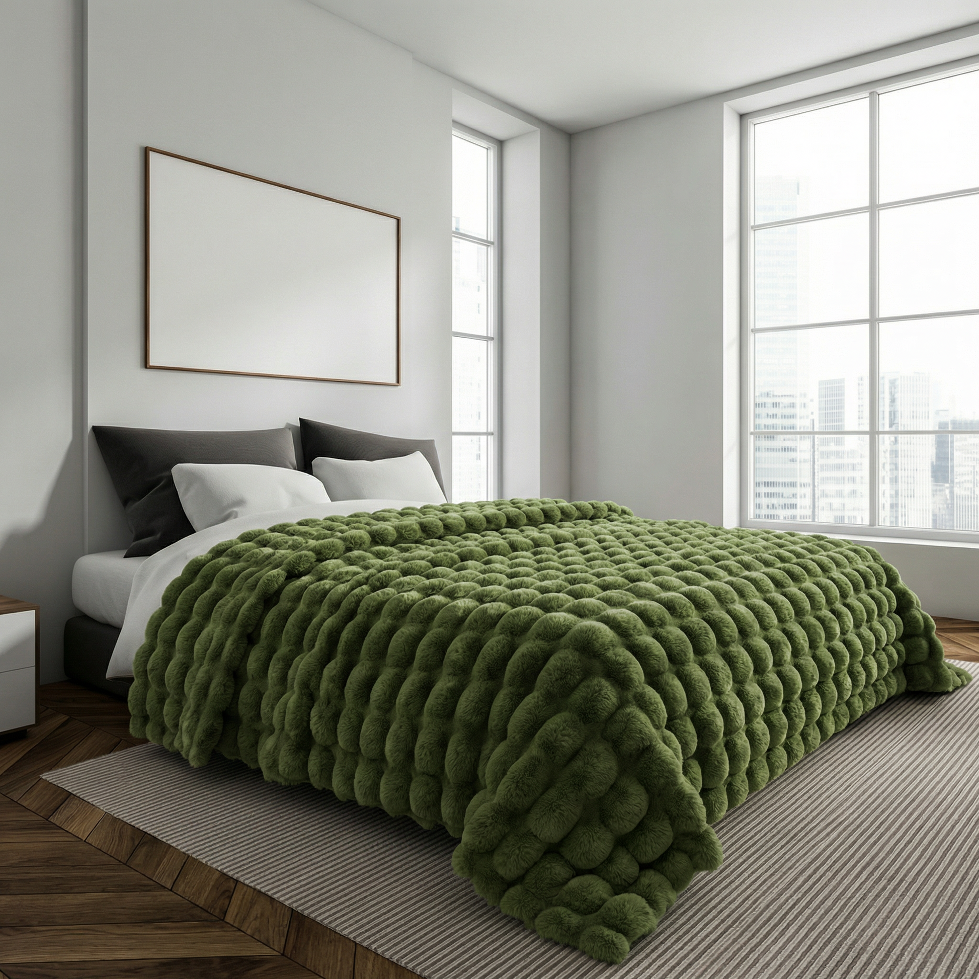 ✨NUEVA MANTA ULTRA SOFT NUBE DE ALGODON 3D - Patmia