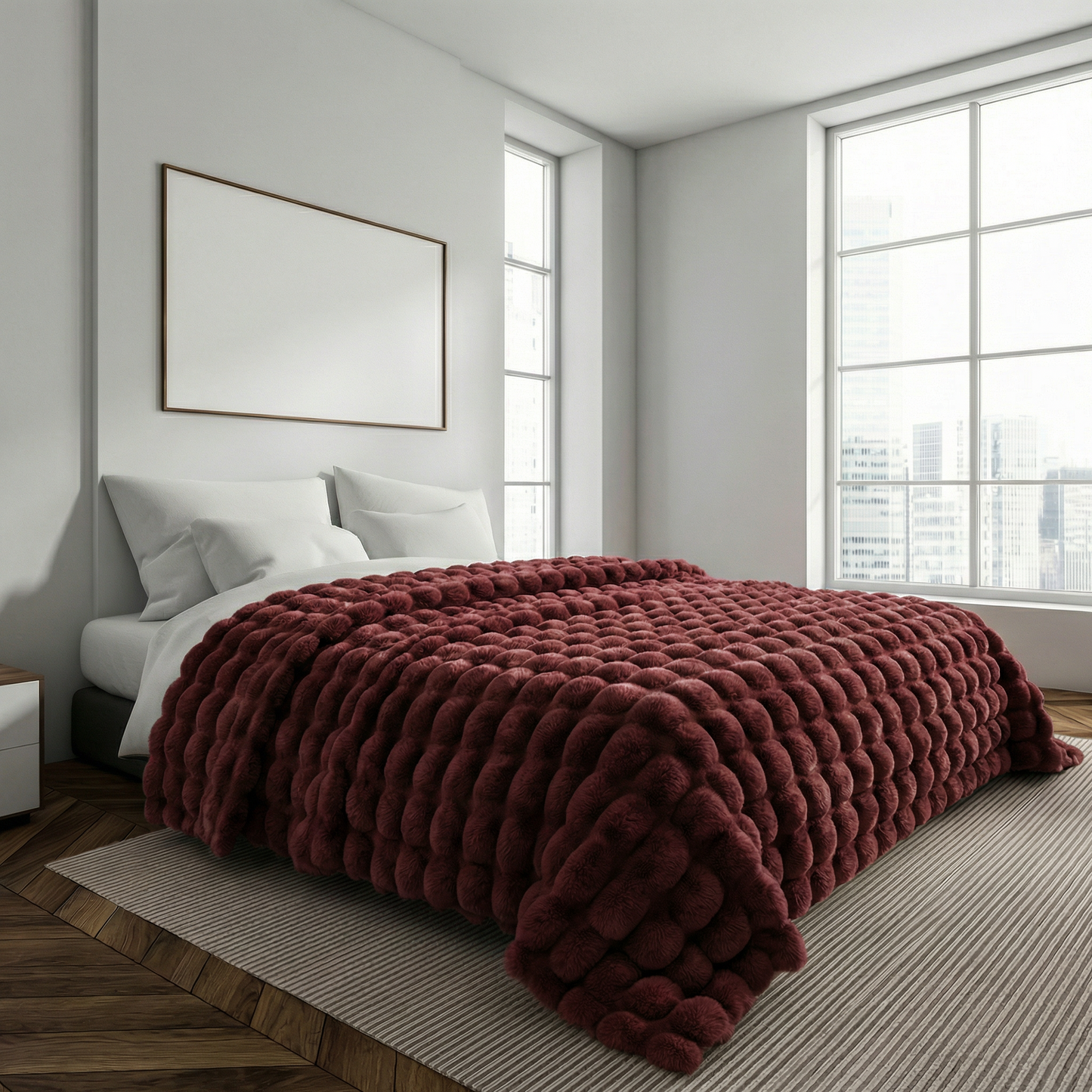 ✨NUEVA MANTA ULTRA SOFT NUBE DE ALGODON 3D - Patmia