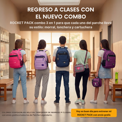✨NUEVO COMBO 3 EN 1 ROCKET PACK SUBE EL FLOW DEL SALON - Patmia