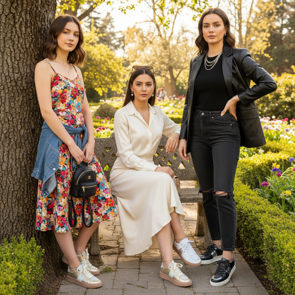 ASIA Zapato de Cuero Chic