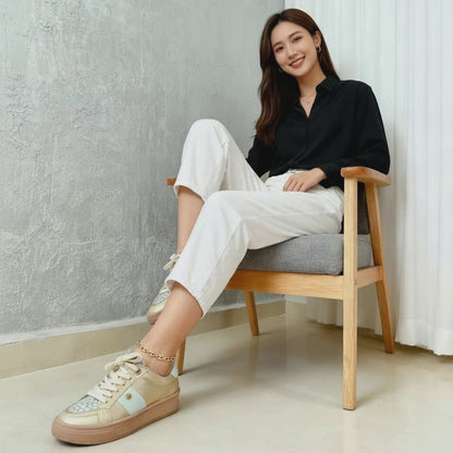 ASIA Zapato de Cuero Chic